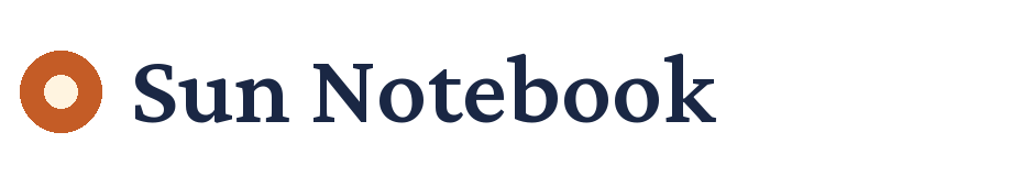 Sun Notebook wordmark